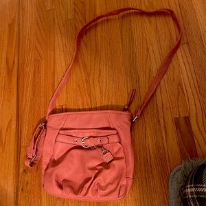 Rosetti long strap purse